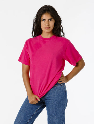 1801GD, Los Angeles Apparel, 6.5oz Garment Dye Crew Neck T-Shirt