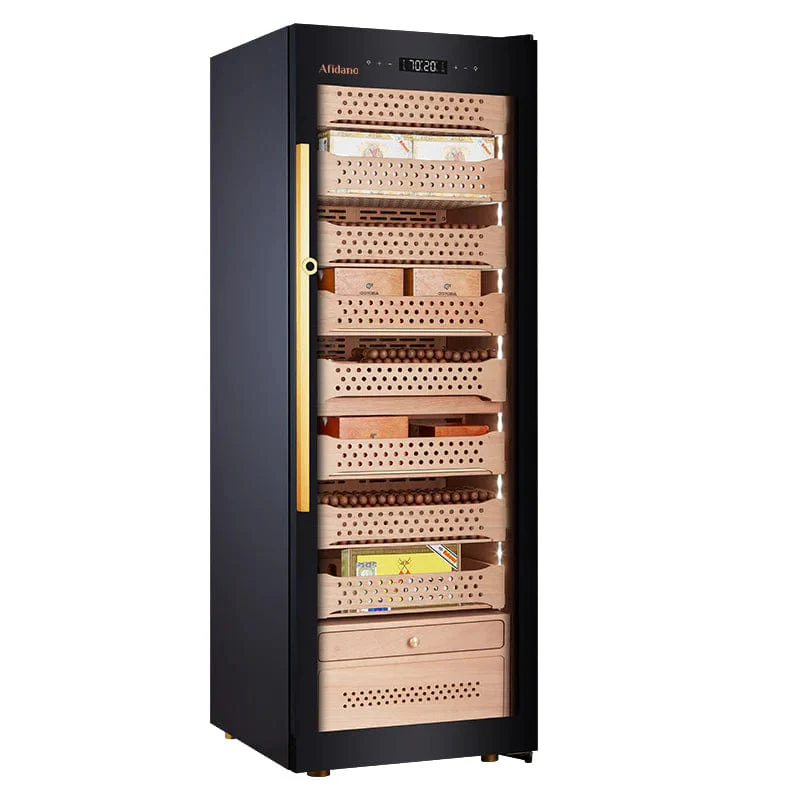 Afidano B6 Steel Series Electronic Humidor | 1500 Cigars