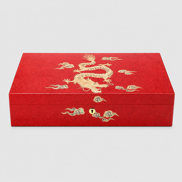 Cuba Havana Dragon Spanish Cedar Cigar Box with 130-140 cigars