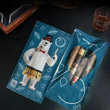 Raching Cigar Bear Humidified Travel Bag