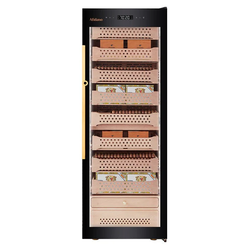 Afidano B6 Steel Series Electronic Humidor | 1500 Cigars