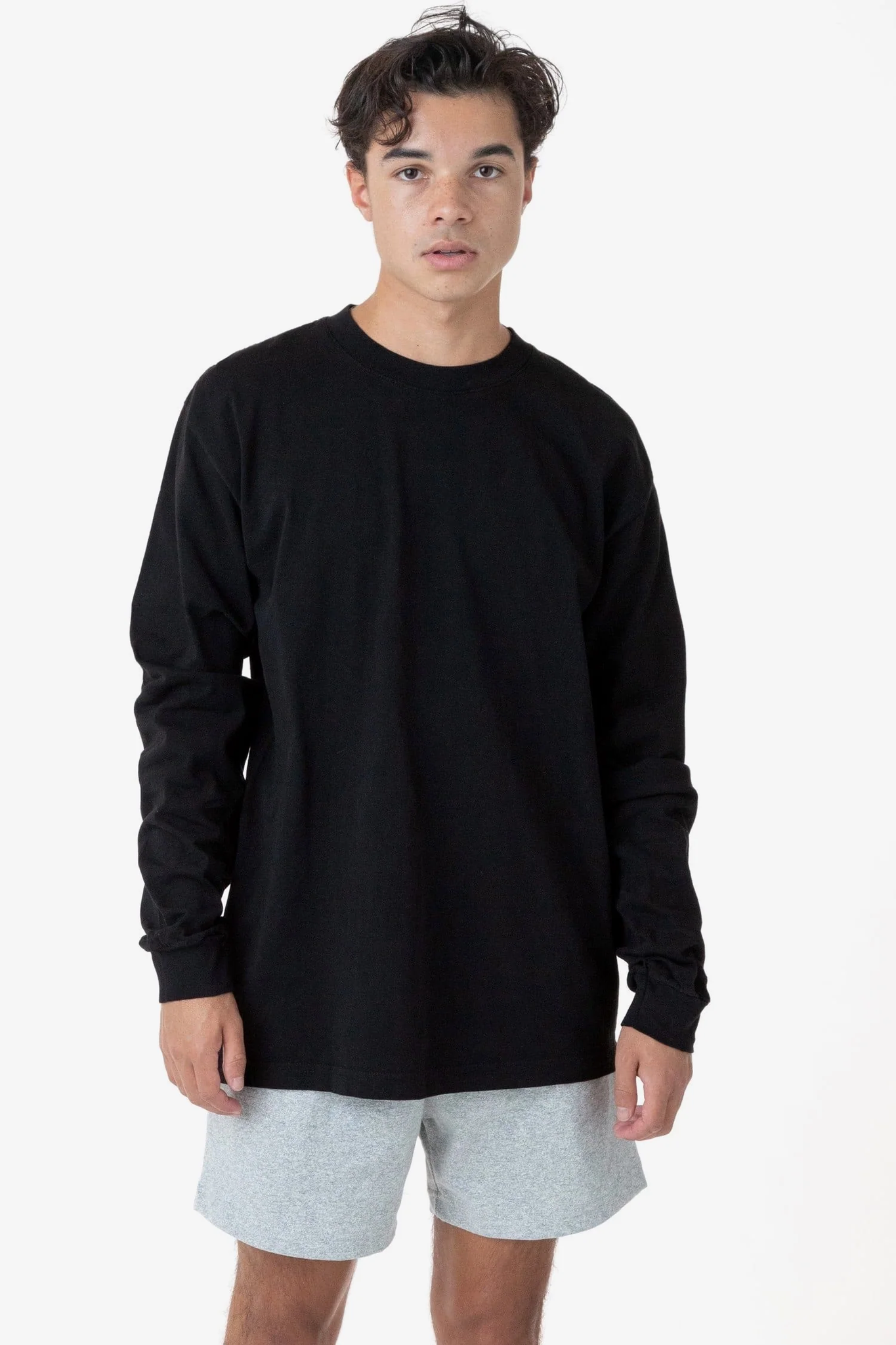 1807GD, Los Angeles Apparel, Garment Dye Long-Sleeve Tee