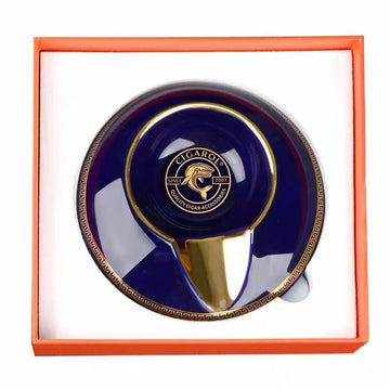 Blue Ceramic Cigar Ashtray