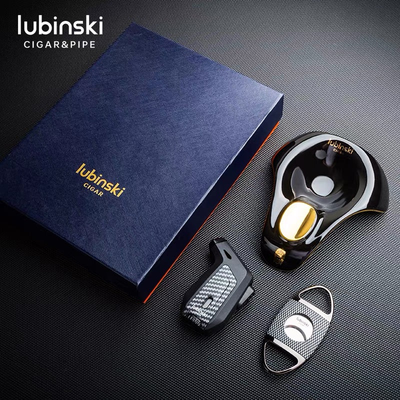 Classic 3-Piece Accessory Gift Set – Black & Gold