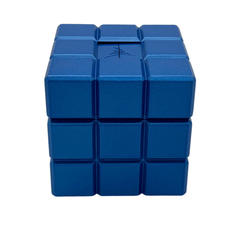 Colibri Blue Heritage Cube Desk Lighter