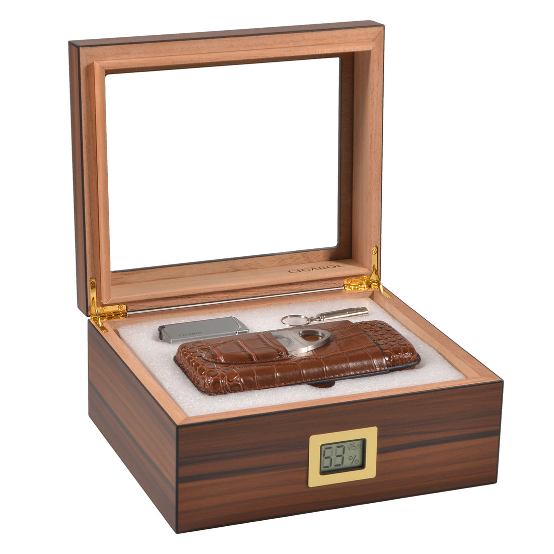 Matt Finish Cigar Box with 50 cigars