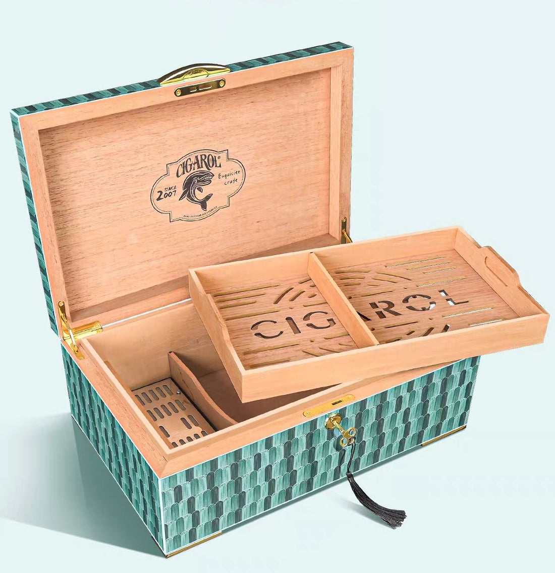 Cuba Havana Cigar Box with 80-100 cigars