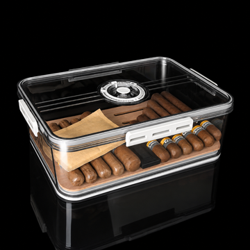 Cigarol Airtight Humidor Box with Cedar Tray