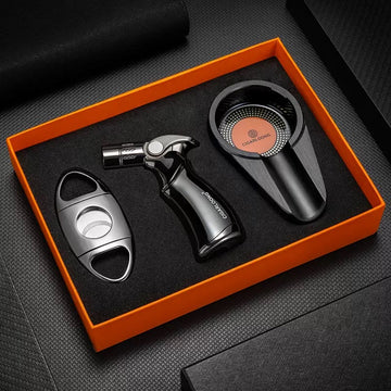 Cigarloong Black 3-Piece Gift Set