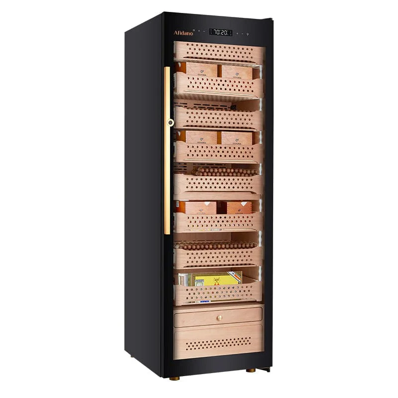 Afidano B8 Steel Series Electronic Humidor | 2500 Cigars