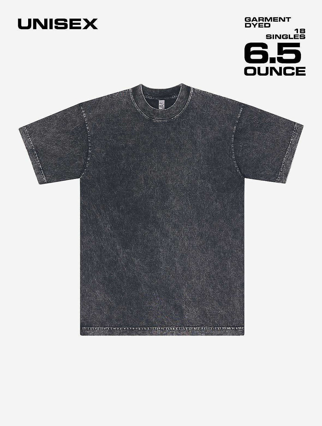 1801MW, Los Angeles Apparel, 6.5oz Garment Dye Crew Neck T-Shirt